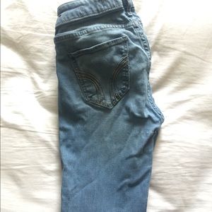 Light blue skinny jeans